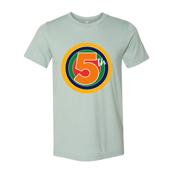Fifth Grade Rainbow Target Tee