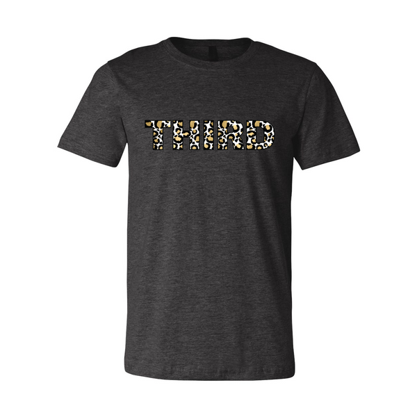 Third Grade Leopard T-Shirt