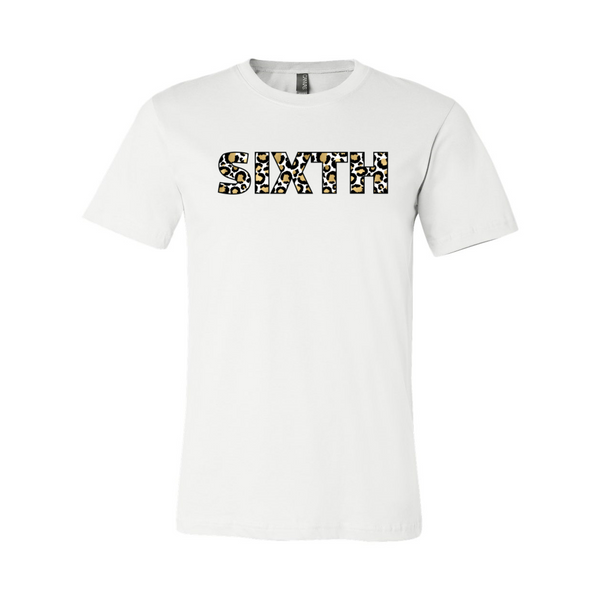 Sixth Grade Leopard Soft Tee