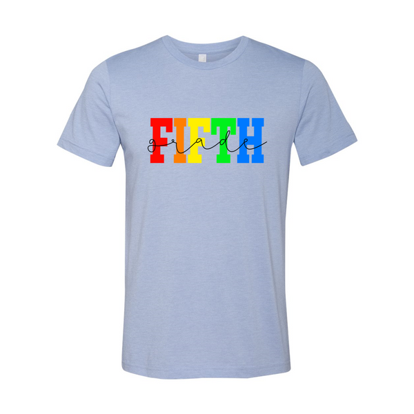 Fifth Grade Rainbow Tee