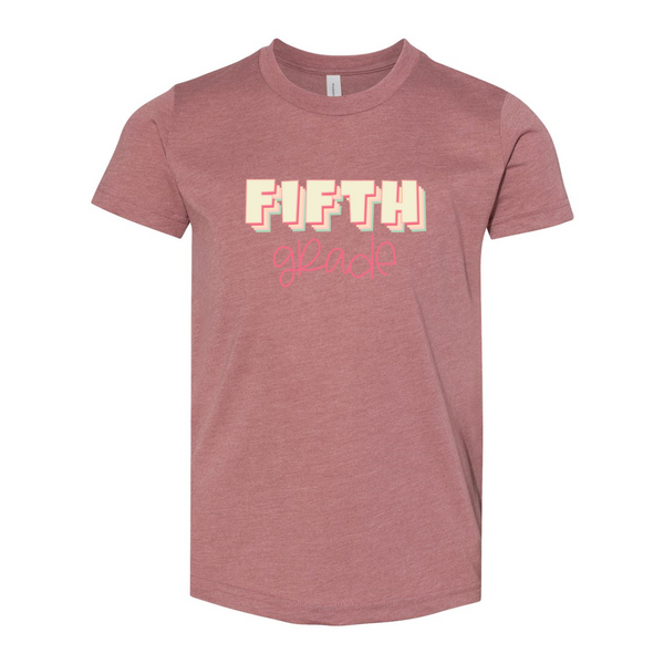 Fifth Grade YOUTH Sherbet Soft Tee