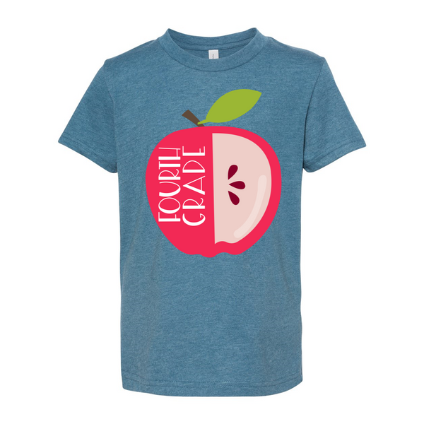 Fourth Grade YOUTH Apple tee