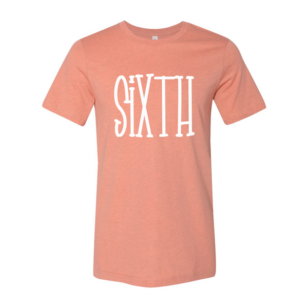Sixth Grade Tall Print Soft Tee