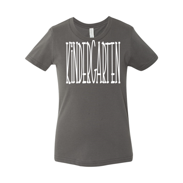 Kindergarten YOUTH Tall Print Soft Tee