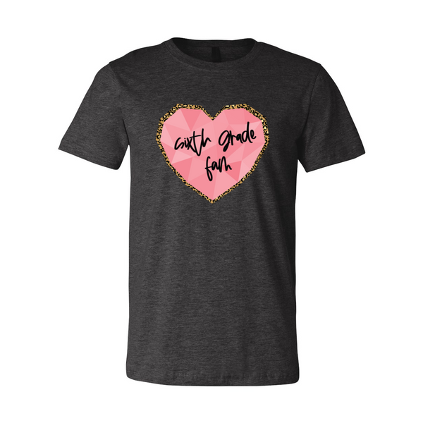 Sixth Grade Heart Soft Tee