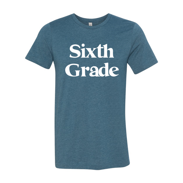 Sixth Grade Print Soft Tee