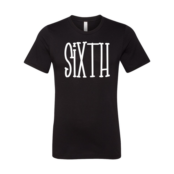 Sixth Grade Tall Print Soft Tee