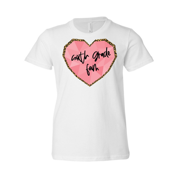 Sixth Grade YOUTH Heart Soft Tee