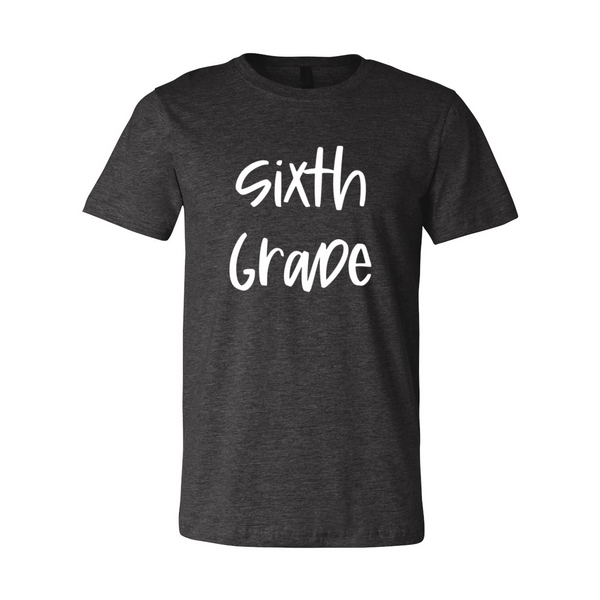 Sixth Grade Script Soft Tee