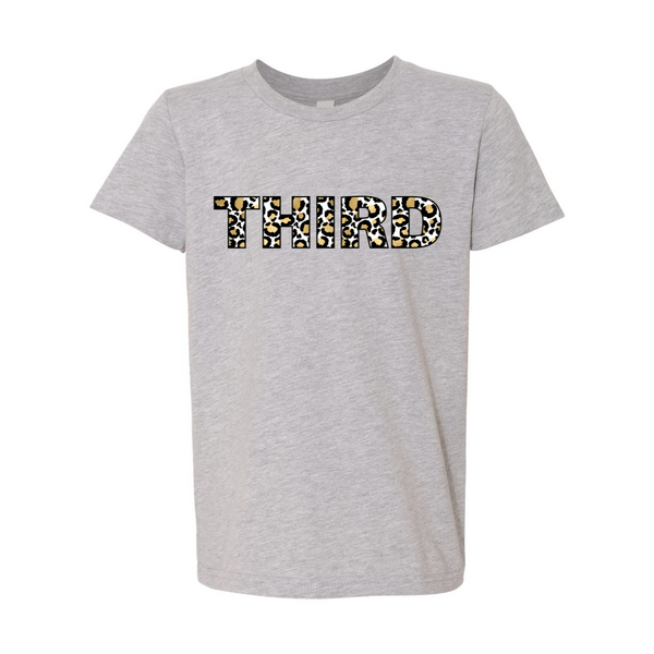 Third Grade YOUTH Leopard Tee