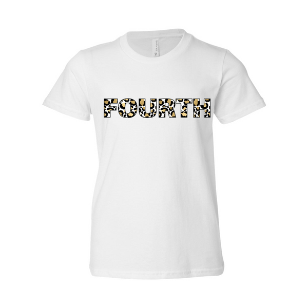 Fourth Grade YOUTH Leopard Tee