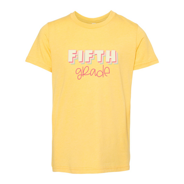 Fifth Grade YOUTH Sherbet Soft Tee