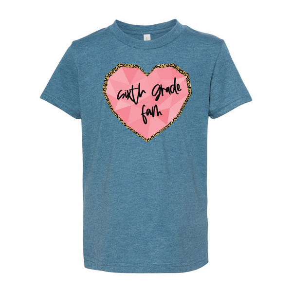 Sixth Grade YOUTH Heart Soft Tee