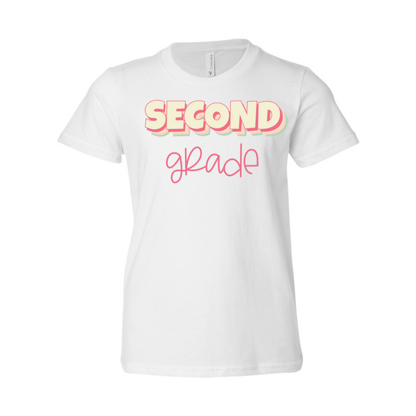 Second Grade YOUTH Sherbet Soft Tee