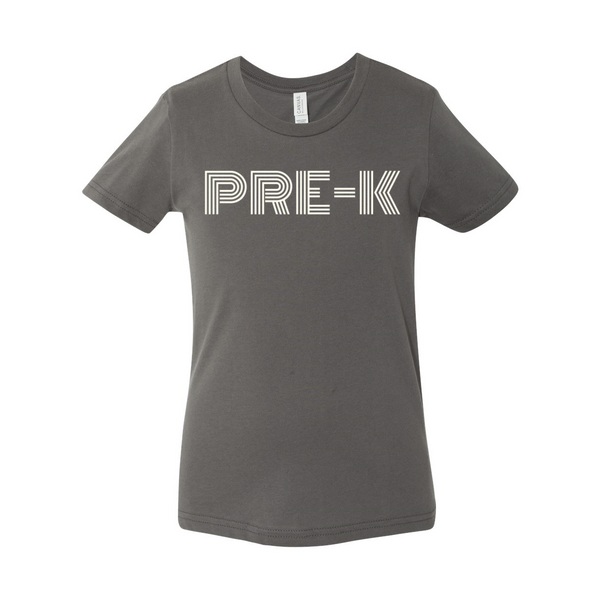 Pre-K YOUTH Retro Font T-Shirt