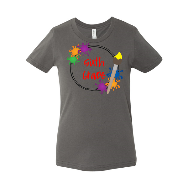 Sixth Grade YOUTH Splatter Soft Tee