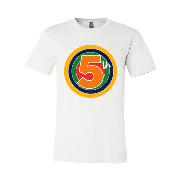 Fifth Grade Rainbow Target Tee