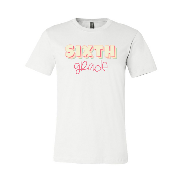 Sixth Grade Sherbet Soft Tee