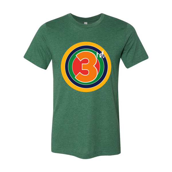 Third Grade Rainbow Target Tee
