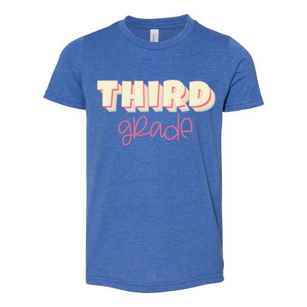 Third Grade YOUTH Shadow Tee