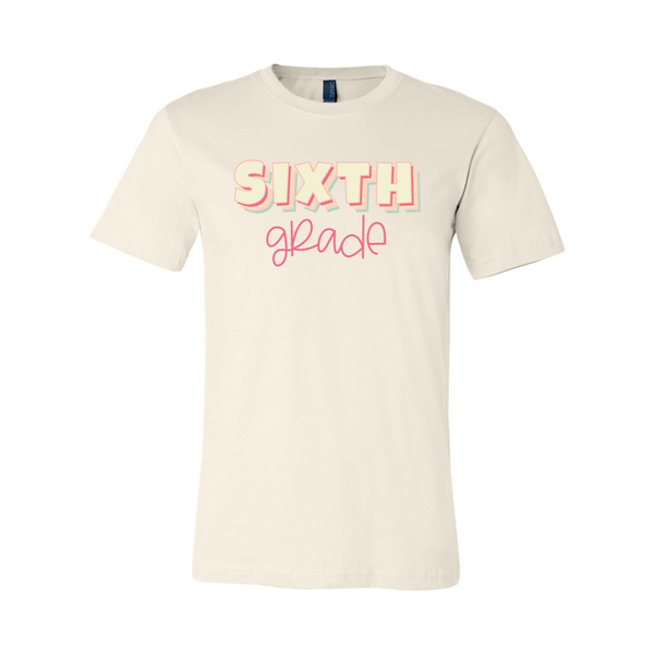 Sixth Grade Sherbet Soft Tee