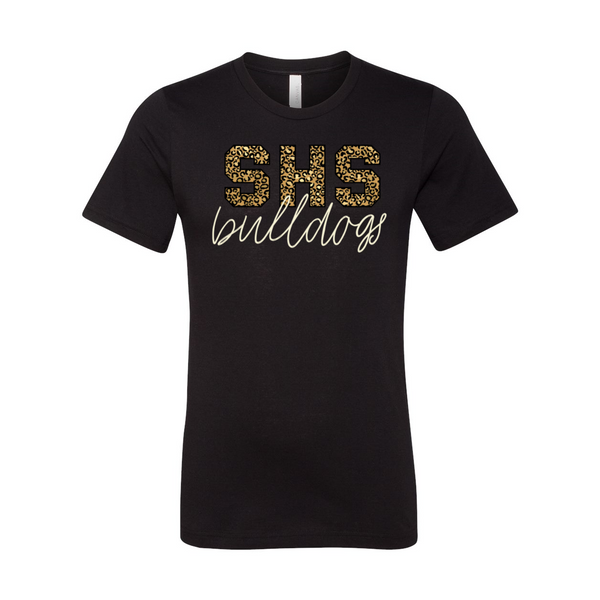 SHS Bulldogs Animal Print T-Shirt