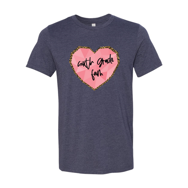 Sixth Grade Heart Soft Tee