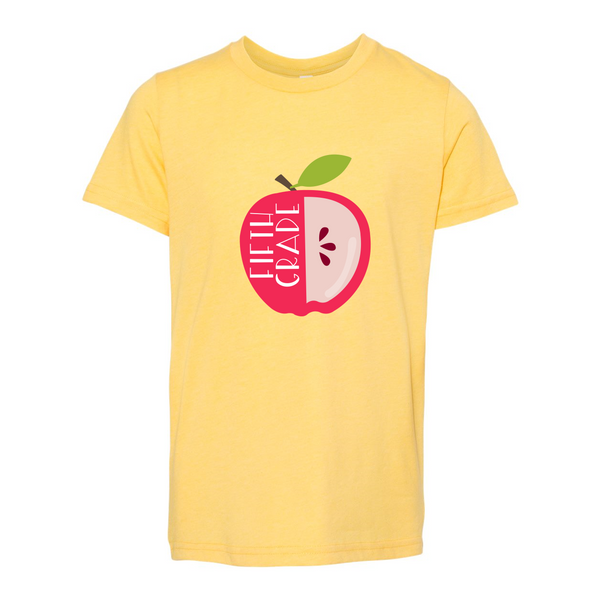 Fifth Grade YOUTH Apple Tee