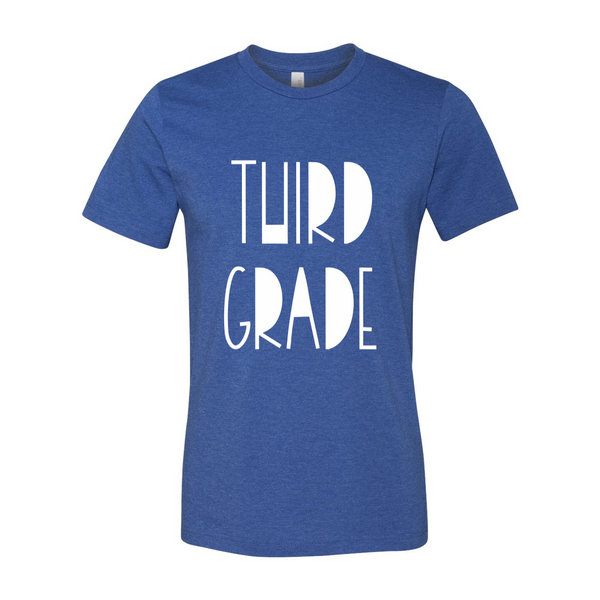 Third Grade Funky Font Tee