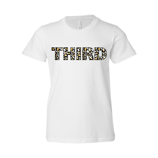 Third Grade YOUTH Leopard Tee
