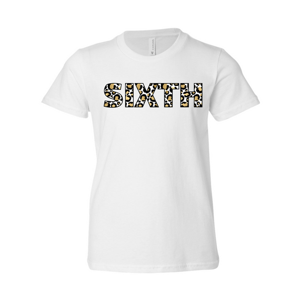 Sixth Grade YOUTH Leopard Soft Tee