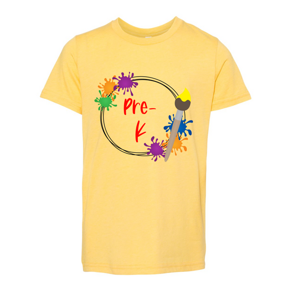 Pre-K YOUTH Splatter Paint T-Shirt
