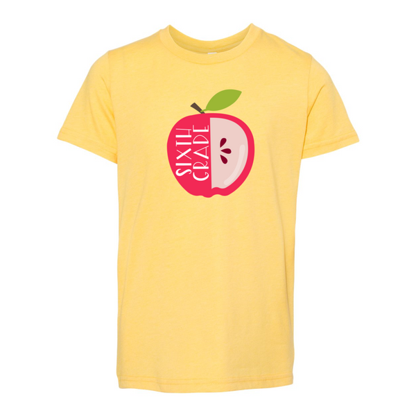 Sixth Grade YOUTH Apple Soft Tee
