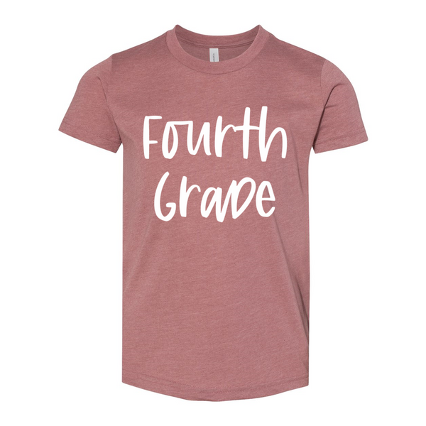 Fourth Grade YOUTH Script Tee
