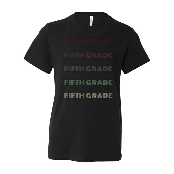 Fifth Grade YOUTH Ombre Soft Tee