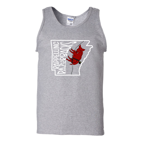 Rappelling Razorback Tank (White)