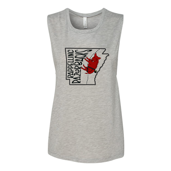 Rappelling Razorbacks Womens Tank