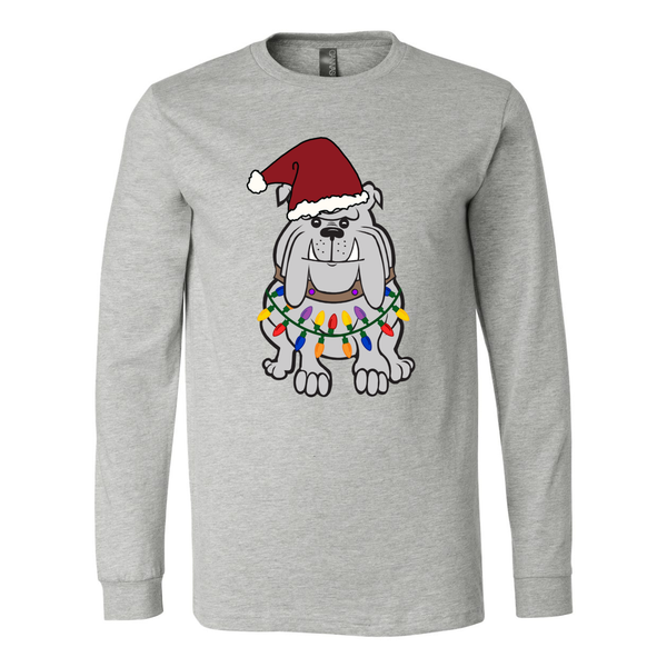 Bulldog in Lights Long Sleeve Tee