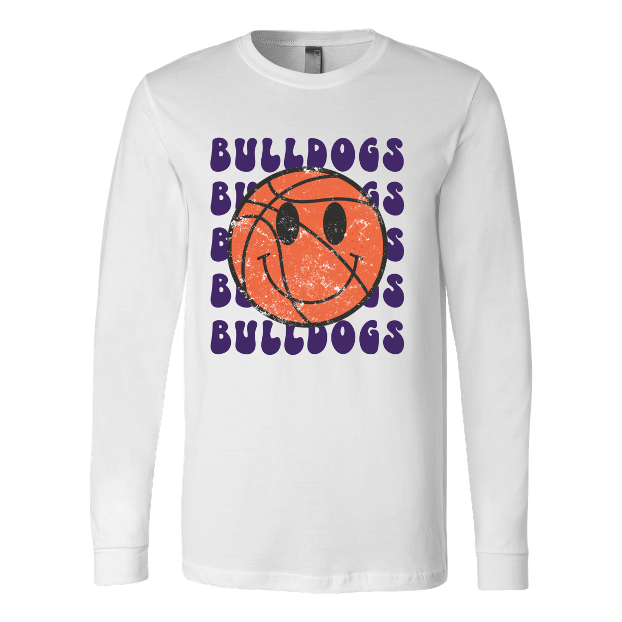 Bulldogs Basketball Long Sleeve Tee