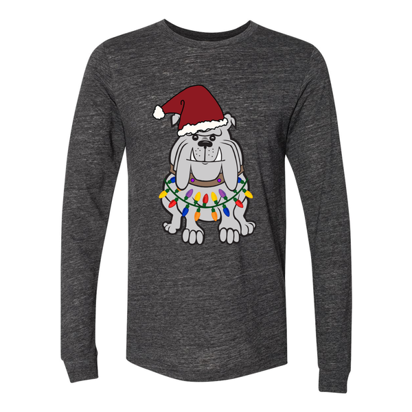 Bulldog in Lights Long Sleeve Tee