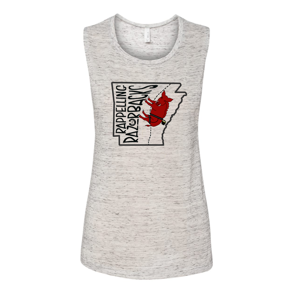 Rappelling Razorbacks Womens Tank