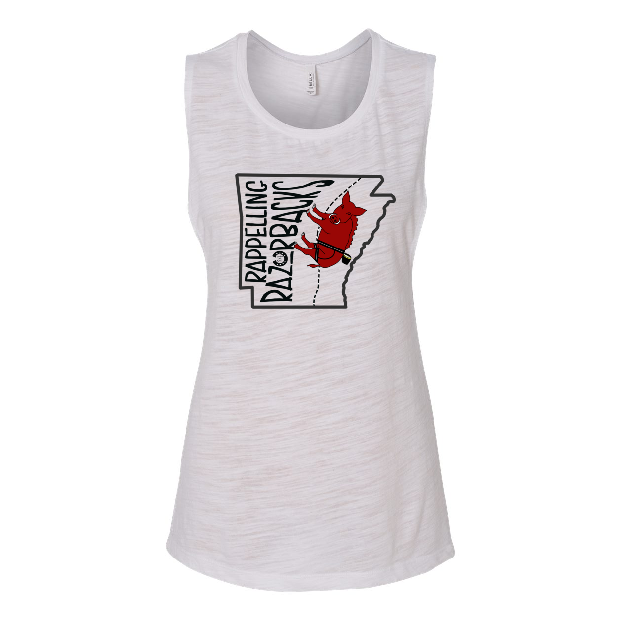 Rappelling Razorbacks Womens Tank