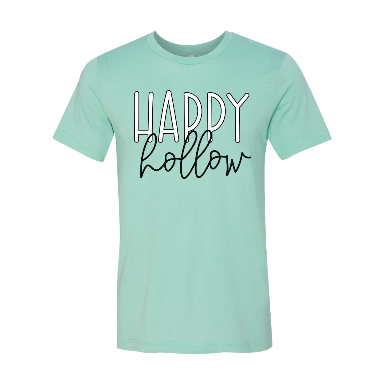 Happy Hollow Block Script Soft Tee