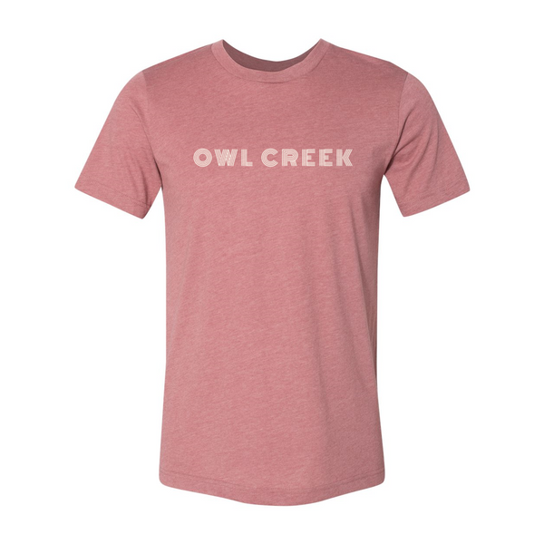 Owl Creek Retro Font Tee