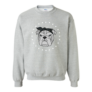 The top bulldog sweatshirt