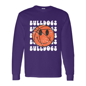 Bulldogs Basketball Long Sleeve Tee