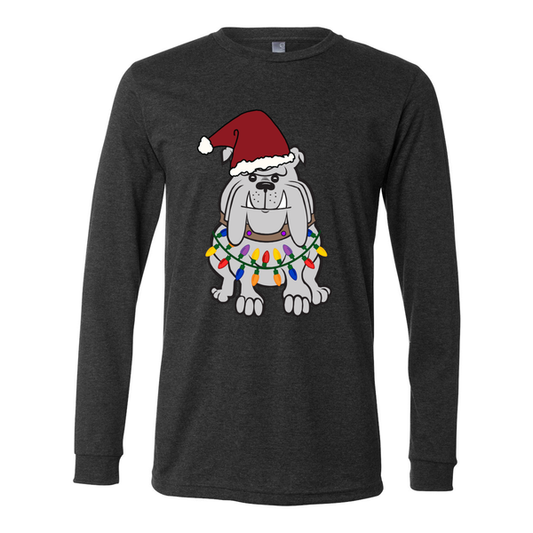 Bulldog in Lights Long Sleeve Tee