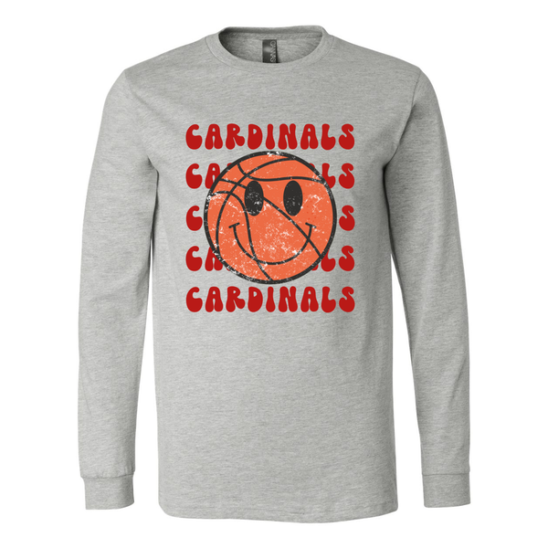 Cardinals Basketball Long Sleeve Tee