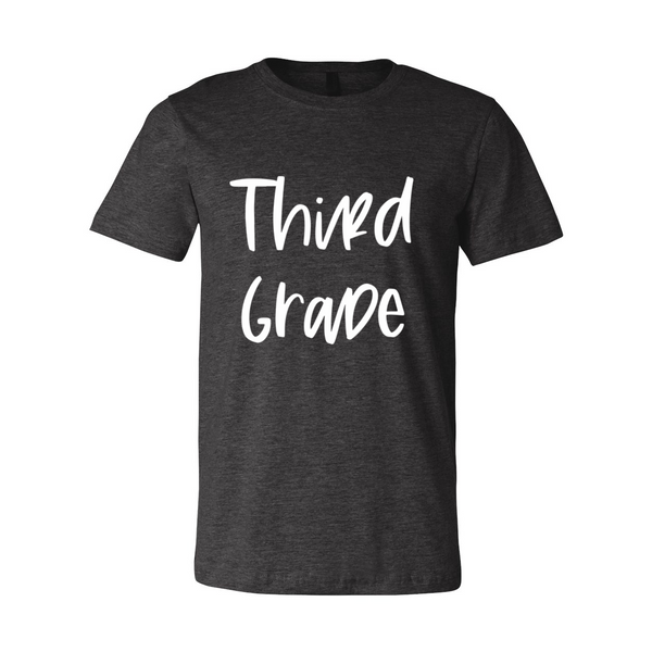 Third Grade Script Tee