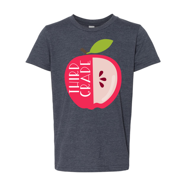 Third Grade YOUTH Apple Tee